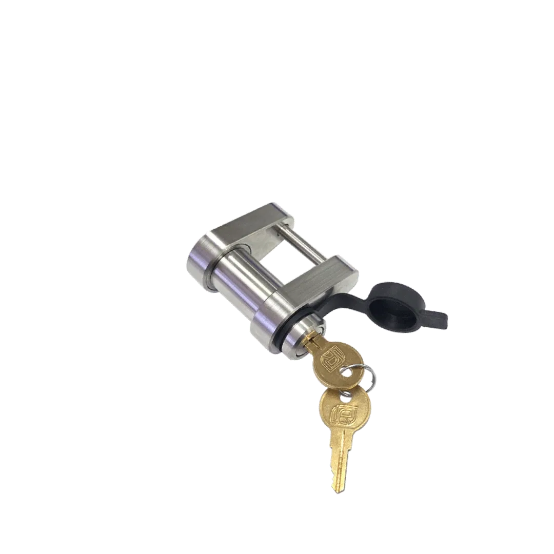 61106-S – INFINITERULE Trailer Hitch Lock, Trailer Coupler Lock Fits Hook/ Thumb/ Trigger/ Yoke Trailer Coupler Latch...